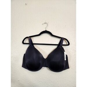 Soma Women's Black Vanishing 360 Perfect Coverage Soft Bra Size 42DD‎